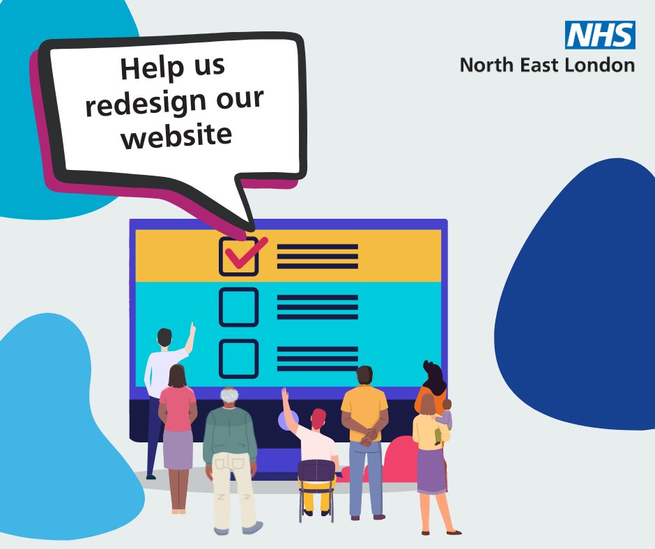 Help us redesign our website! We want your views on how we can make it even easier for people in north east London to find the information they need about health and care in their area. Take part in our short survey by midnight on Sunday 3 March. orlo.uk/website_redesi…