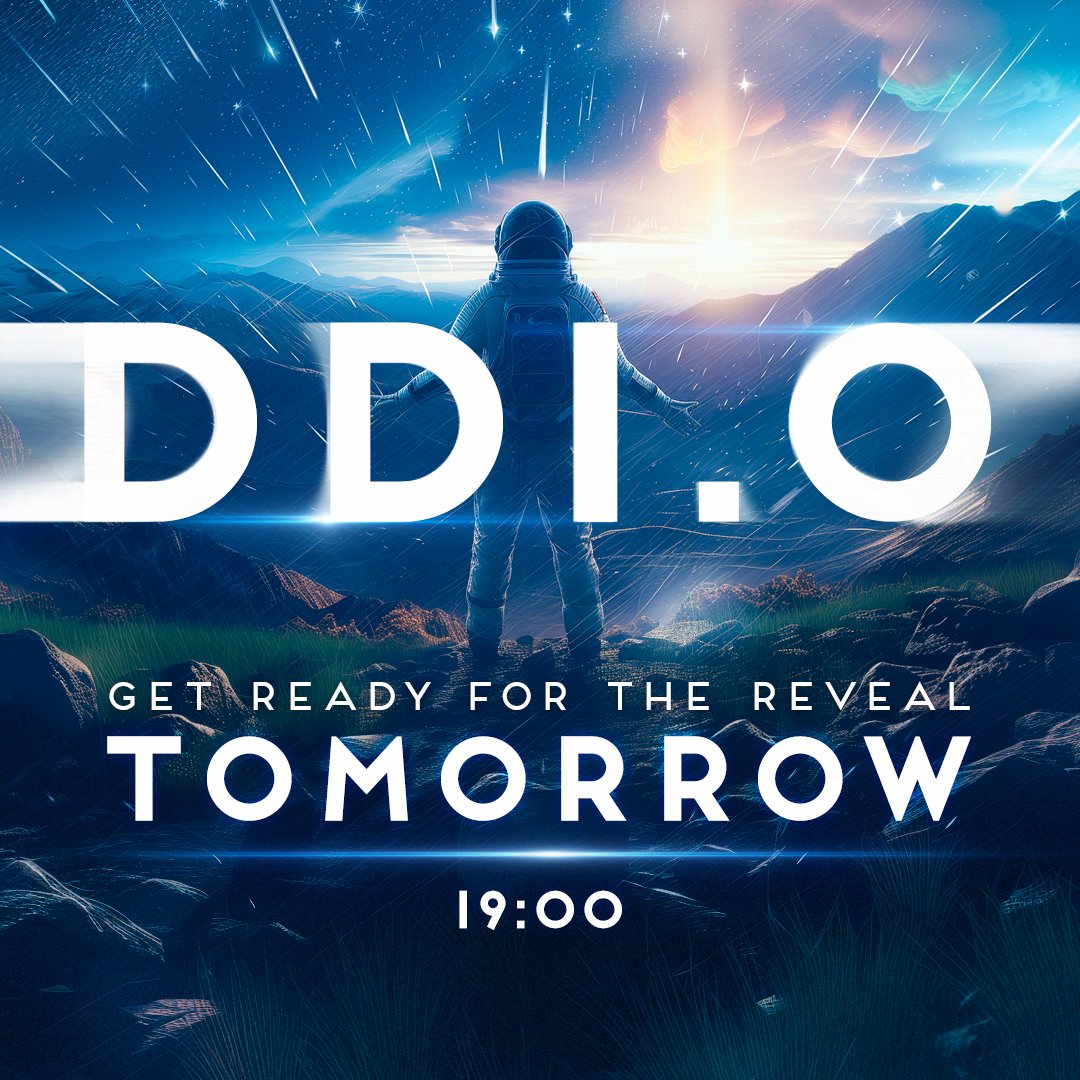 What is DD1.0? Find out tomorrow at 7pm!