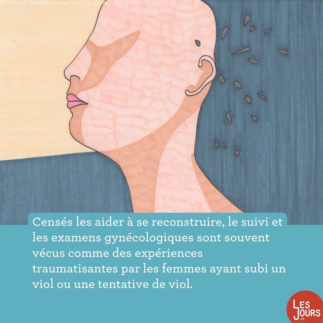 [NOUVELLE SÉRIE]
Chaque année, 94 000 Françaises déclarent avoir subi un viol ou une tentative de viol. Retourner chez le·a gynécologue est parfois vécu comme un traumatisme. «Les Jours» enquêtent sur une étape cruciale de la reconstruction des victimes
➡️ lesjours.fr/obsessions/vio…