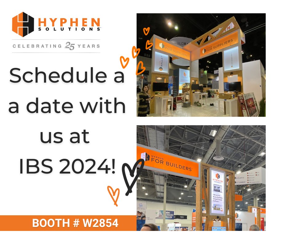"Swipe Right" on innovation and schedule a date with us at the upcoming International Builder's Show in Las Vegas.  

Schedule your #IBS2024 meeting with us here: bit.ly/HyphenatIBS24