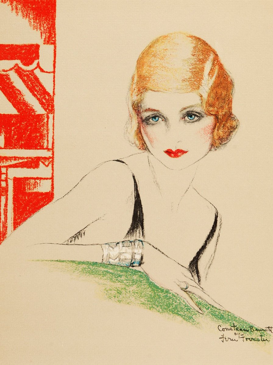 Portrait of Constance Bennett from Pathé's Exhibitor's Book, 1930-1931.