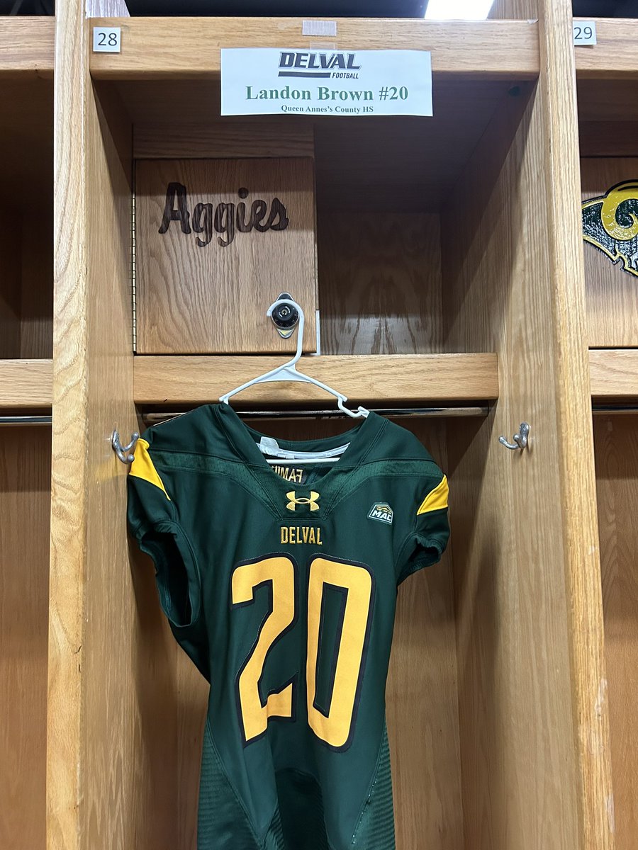 Had a great visit at DelVal today! Thank you to @CoachRdub and @Coach_Isgro for having me and showing me what @DVUfootball is all about!! @AlWaters15