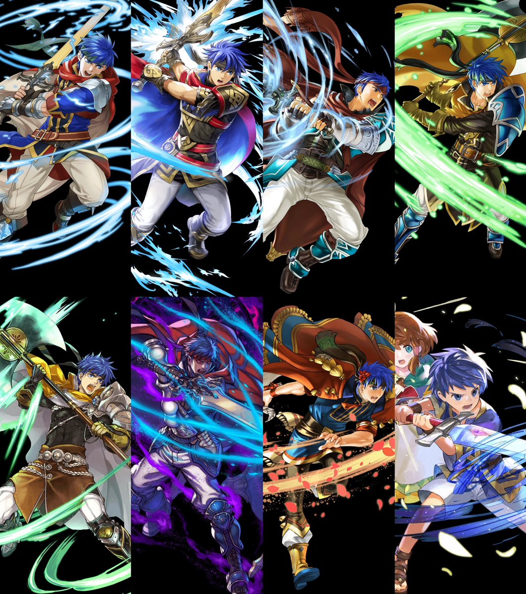 In Fire Emblem Heroes we have 8 different designs for Ike! Which Ike do you like?