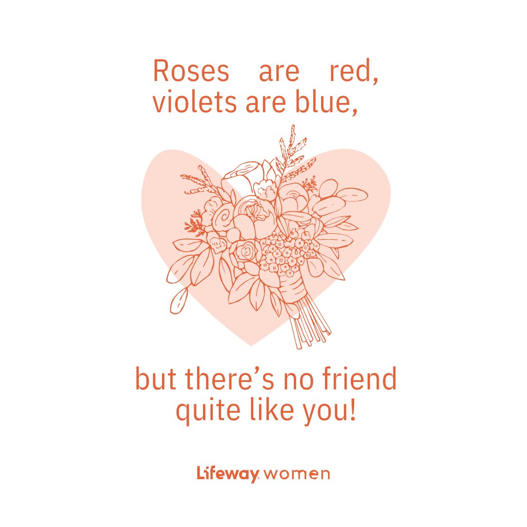 Proverbs 27:9 said it best: “The sweetness of a friend is better than self-counsel.”

What a gift friends are to the lives of women! Thanks for being our friend. Visit our blog for some of our favorite ways to celebrate the friends you love: lfwy.co/7QeA50QBjuL