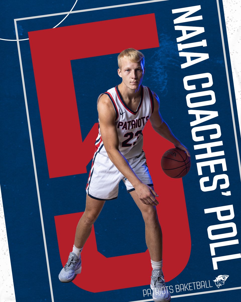 The Pats are ranked 5th in the NAIA, their highest ranking in over a decade!! #OneBigTeam Story: bit.ly/3OEq8PZ