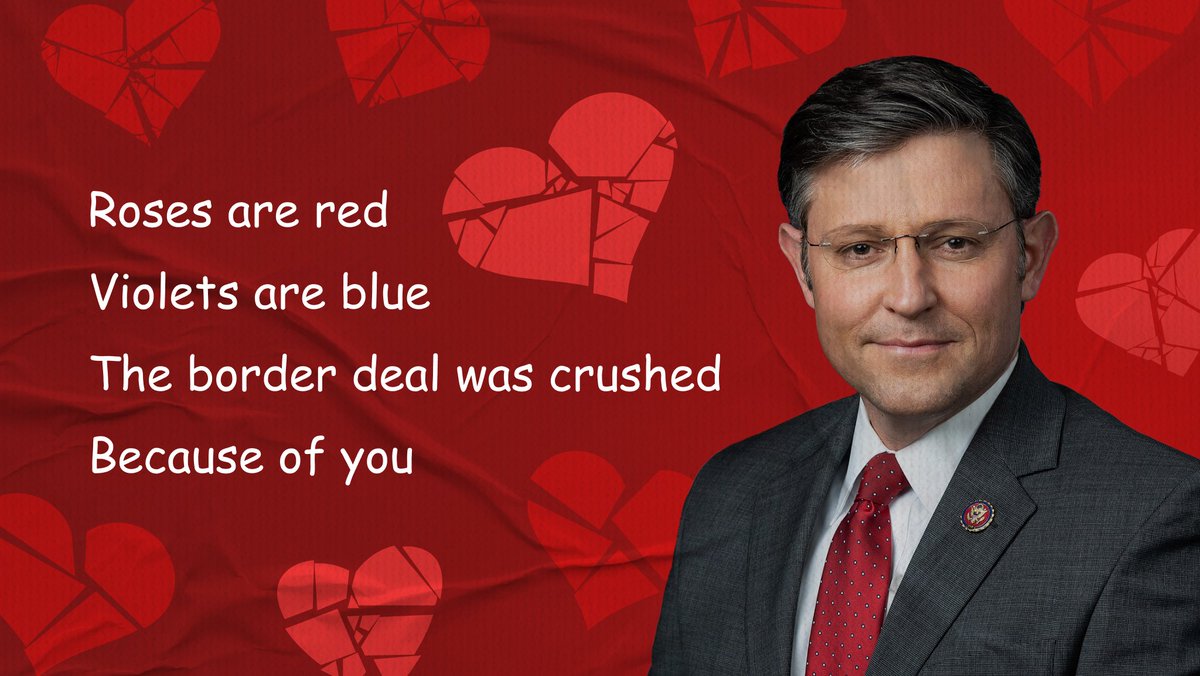 Happy Valentine’s Day, Speaker Johnson!