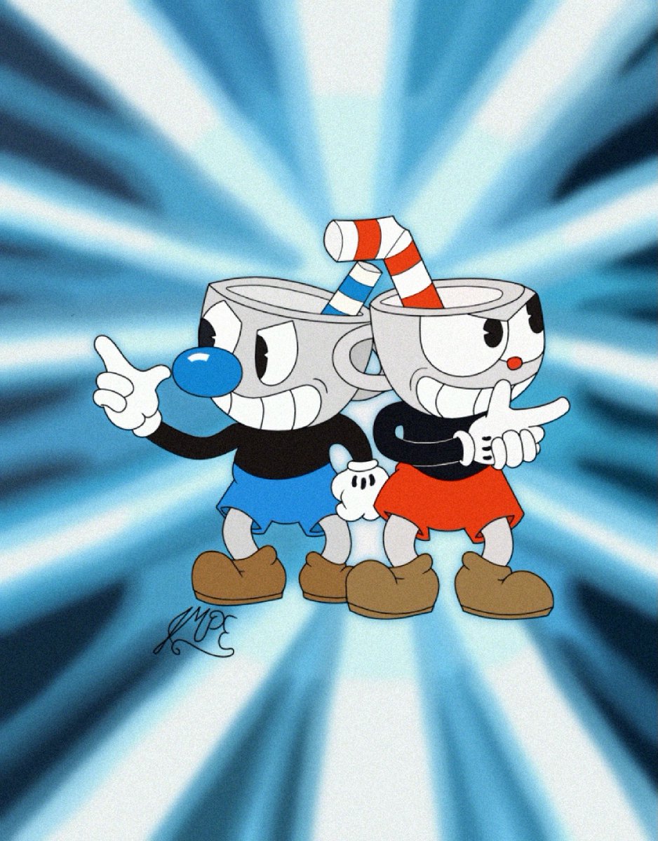 johntherabbit04's tweet image. 🎶 Brothers in arms, they will run 
They color up the rainbow 
That bangs on the drums 
The fable will prevail 
As our heroes travel far 
In this cartoon universe, you're a pest 
Now put me to the test 🎶

#Cuphead #StudioMDHR #ClassicAnimation #RetroStyle #DigitalDrawing #Fanart