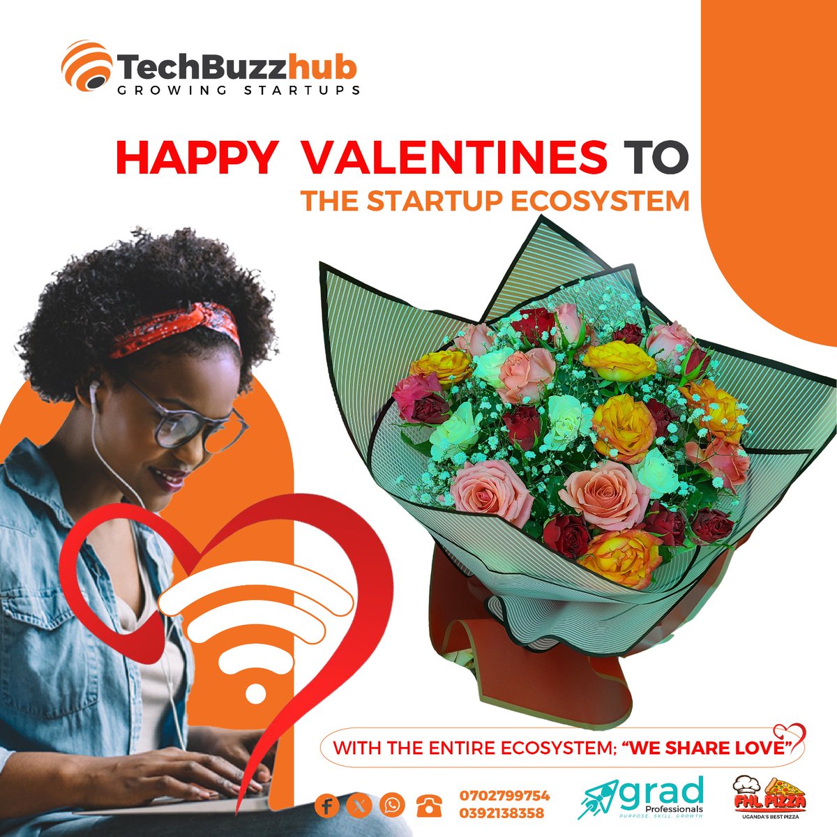 I actually think every Start-Up owner believes his/her start up is their love😂😂😂. Tech Buzz Hub [@TBH_ug ] would like to wish all brands taking shape and breaking fallow ground a Happy Valentine's Day♥️. #GrowingStartUps.