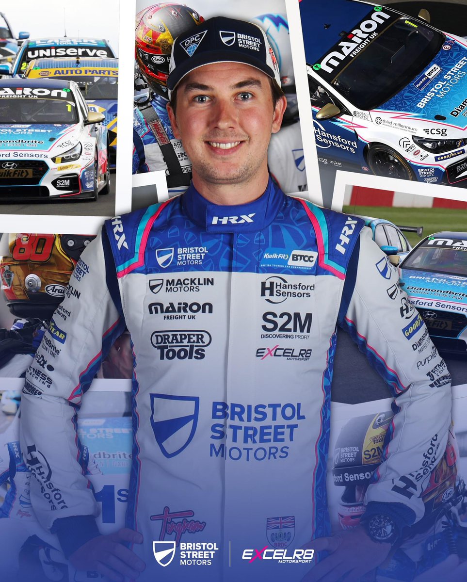 ICYMI: Delighted to be staying with @Excelr8M and @BristolStMotors team for the upcoming 2024 BTCC season! #BTCC #EXCELR8Motorsport #BristolStreetMotors