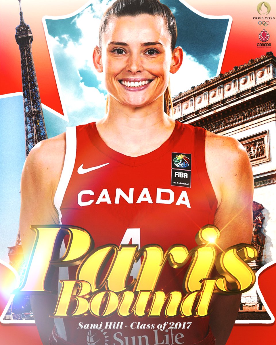 Look out for @SamiHill4 in The City of Light this summer 🥇 @CanBball x #Olympics2024