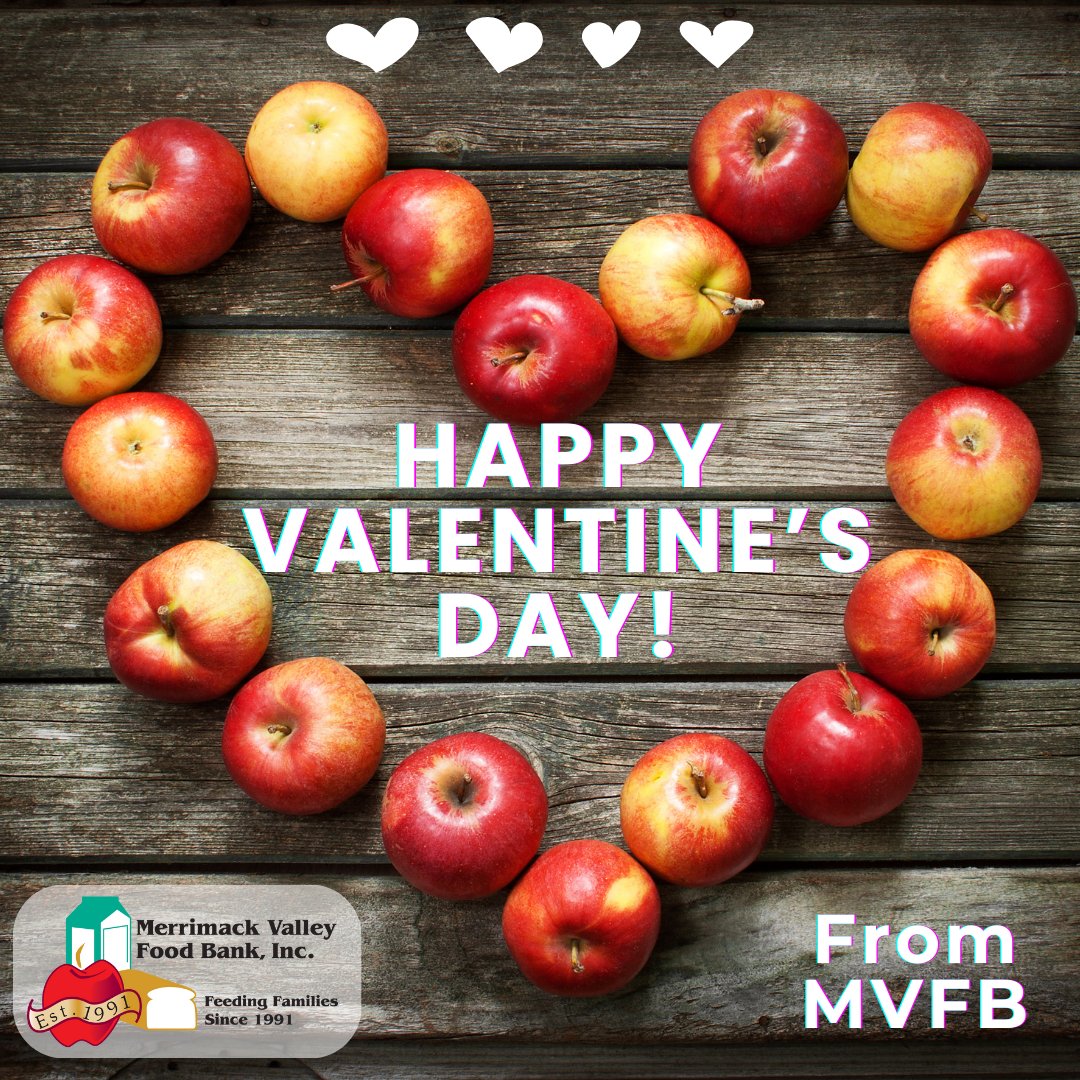 Happy Valentine's Day from the team at MVFB! If you want to share the love today by making a donation, visit mvfb.org.