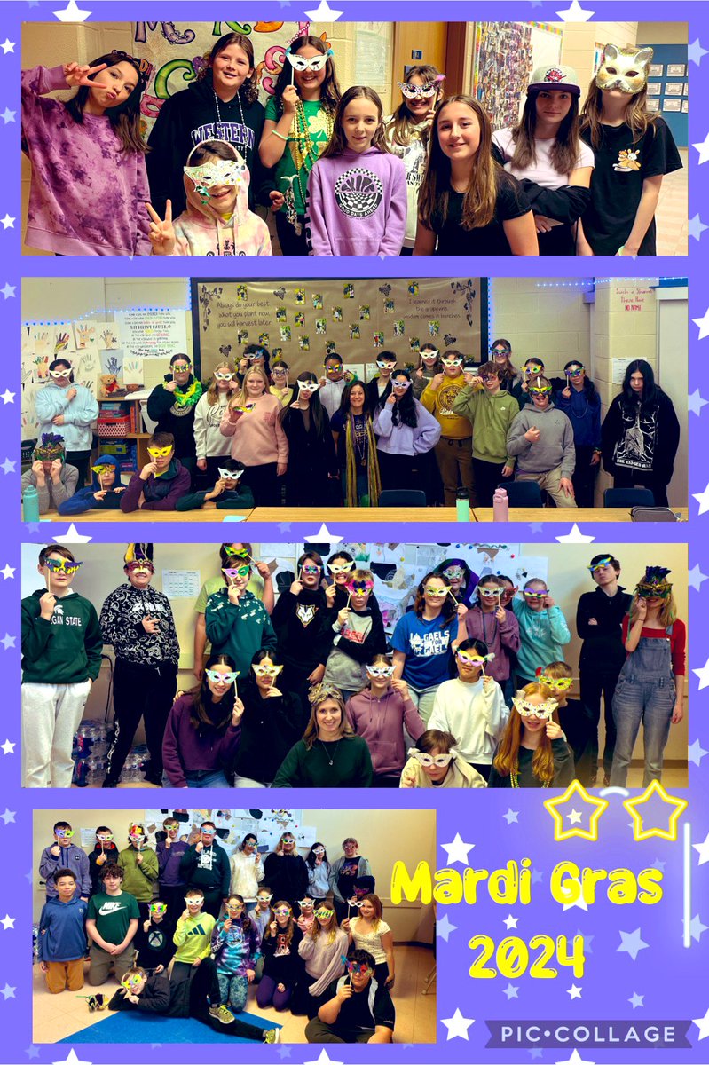 Mardi Gras 2024
Thank you to our parents for making delicious pancakes for our school. A special thanks to my Gr.7 and 8s for helping plan and run Mardi Gras festivities!