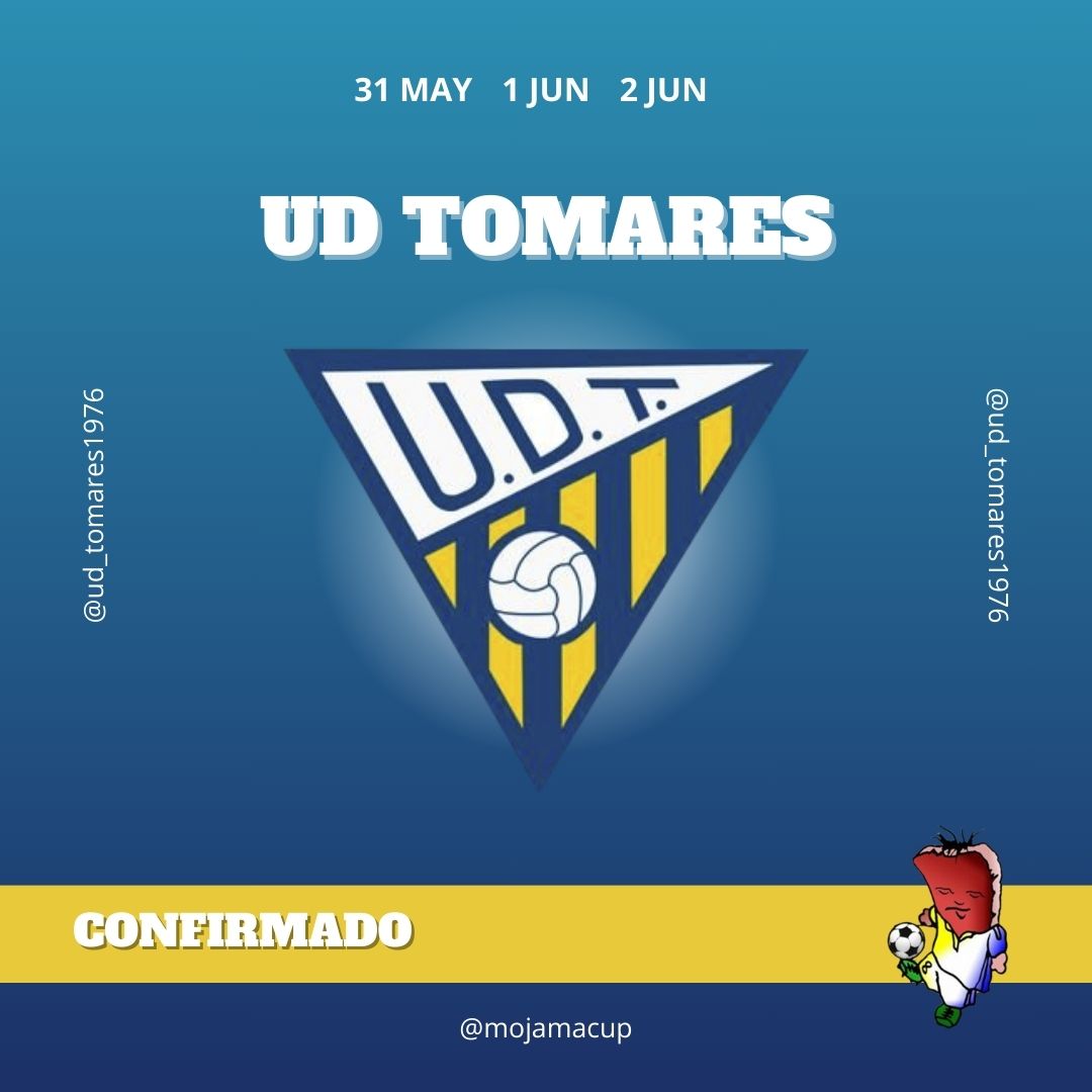 CupMojama's tweet photo. ¡Miércoles de nueva confirmación! 🔥

El equipo UD Tomares jugará en esta edición de la Mojama Cup ⚽️

Competirá en la categoría Benjamín 2014 en dos equipos, A y B.

¡A por todas! 💪🏻

@ud_tomares1976

#mojamacup #islacristina https://t.co/pLYeHgqNwZ