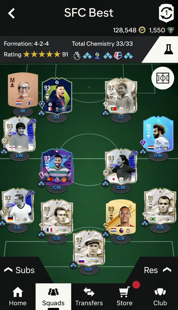 StaypuftGames's tweet photo. @Razzerstrading My starting line up, Subs, Reserves… also have some Evos and couple other cards I rotate in to change everything up https://t.co/UVSlyPeHNf