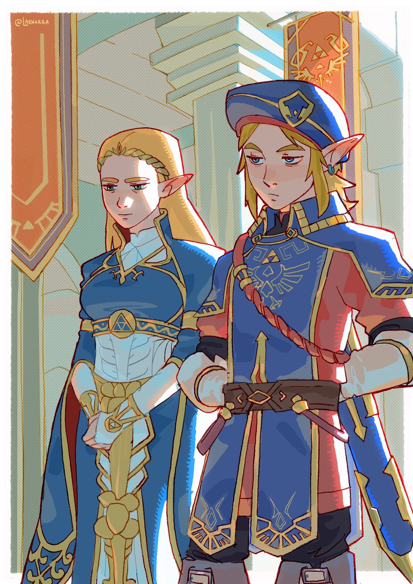 Laenarra's tweet photo. thinking about pre calamity zelink, happy valentines day I am not dead #botw https://t.co/EhtefNeiPU