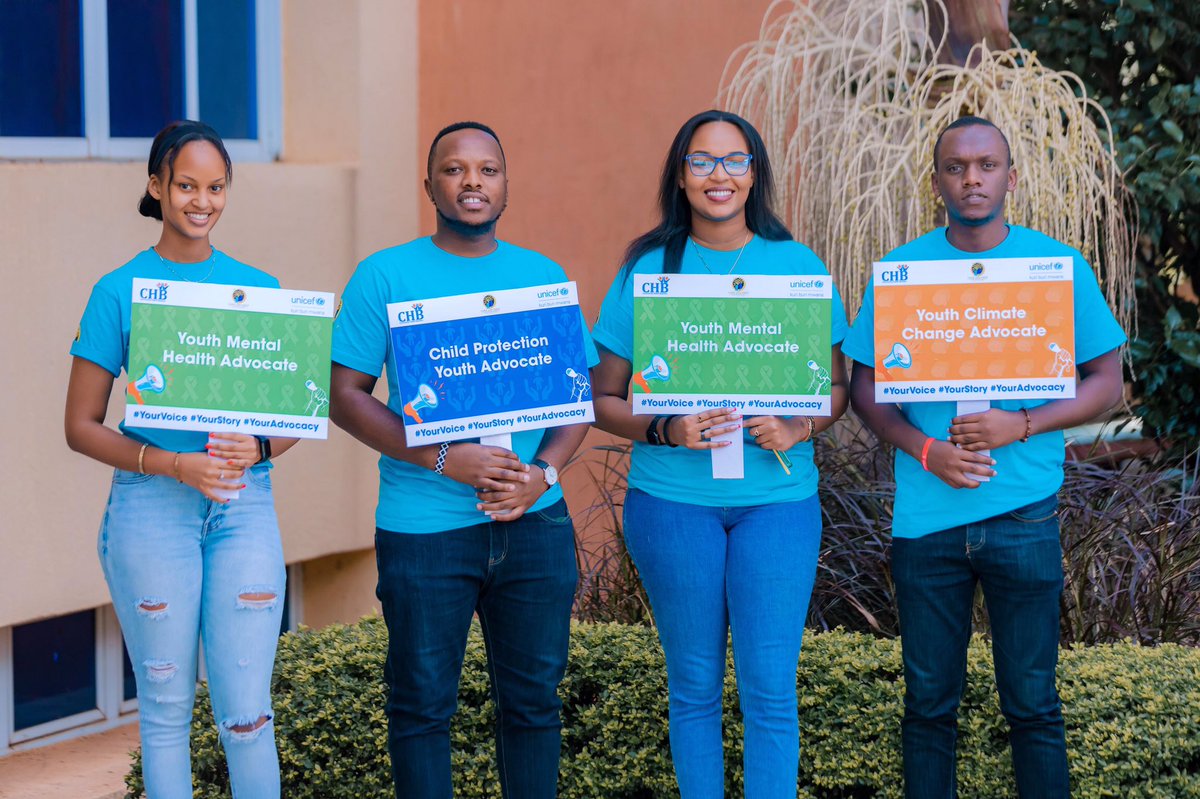 Meet these young advocates from Rwanda. These young girls and boys were empowered through #YouthAdvocacy cascade training conducted by @chbrwanda and @Careandhelp_rw on the support from @unicefrw. The skills gained are being used in changing the community thru their initiatives.