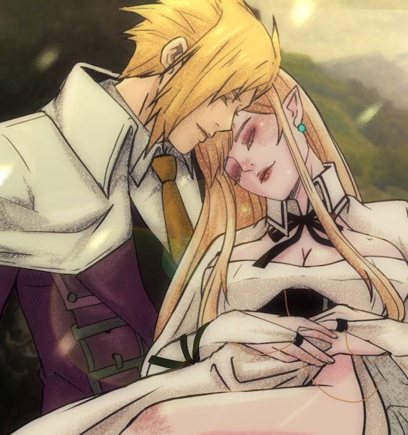 AMeowART's tweet photo. 〘 OC x canon 〙

My OC, Lady Calistaé and her beloved King, Daryl from Guilty Gear. Just something i did for Valentines and they're my fav ship. Also just trying out new brush and lightning technique from IbisPaint.

Happy Valentines! ♡ https://t.co/xcaJ40pv0d