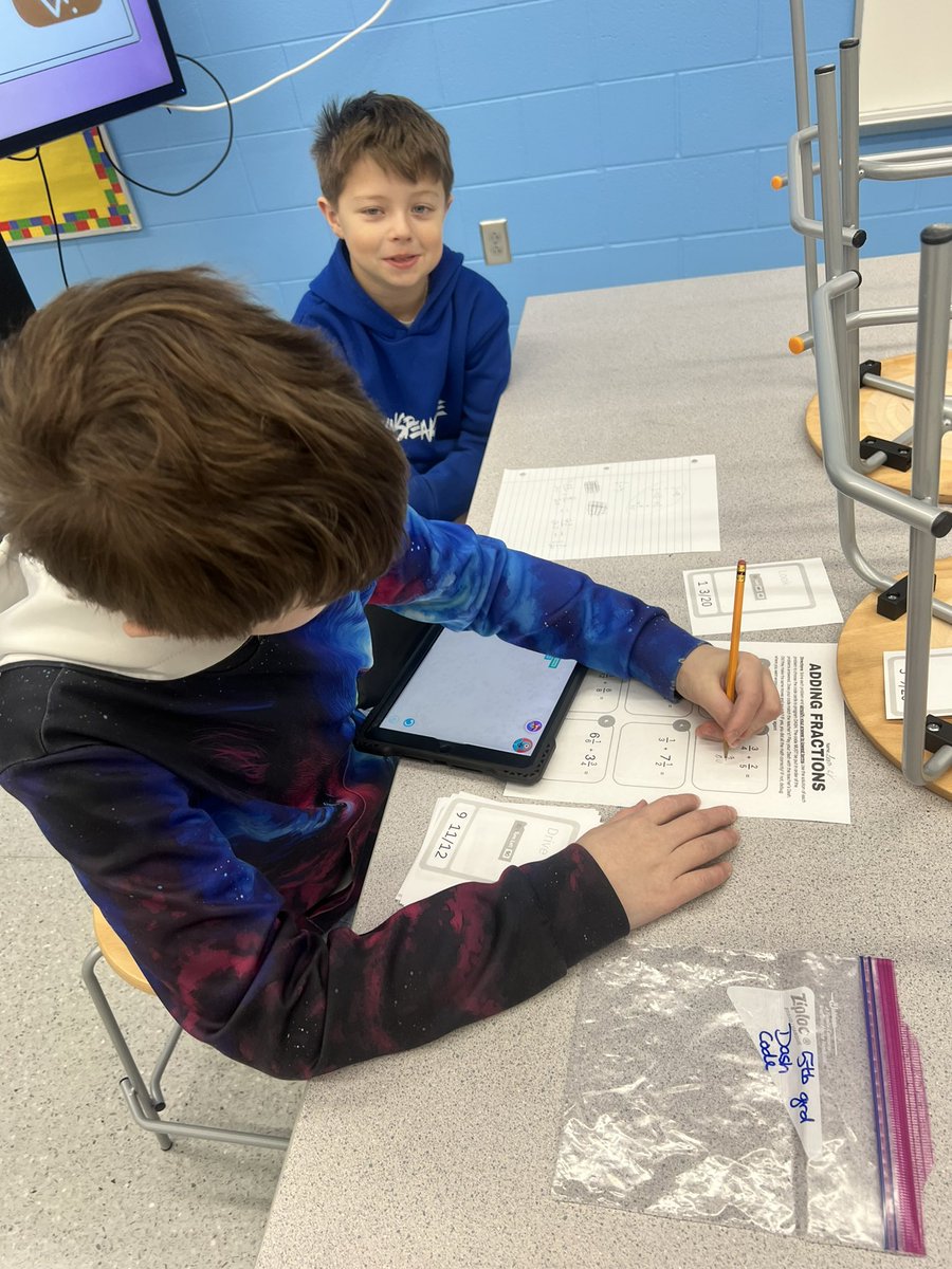 Rachel Neckermann (@rachn635) on Twitter photo 5th grd Ss #solving adding and subtracting of #fraction problems to find the #code cards with the correct blocks of code to program <a href="/WonderWorkshop/">Wonder Workshop</a> #DASH #robot to move, dance, and sound just like the teacher’s Dash #STEM #math <a href="/MCSDigital/">Moore County Digital</a> <a href="/MooreSchools/">Moore County Schools</a> 5th grd Ss #solving adding and subtracting of #fraction problems to find the #code cards with the correct blocks of code to program <a href="/WonderWorkshop/">Wonder Workshop</a> #DASH #robot to move, dance, and sound just like the teacher’s Dash #STEM #math <a href="/MCSDigital/">Moore County Digital</a> <a href="/MooreSchools/">Moore County Schools</a>