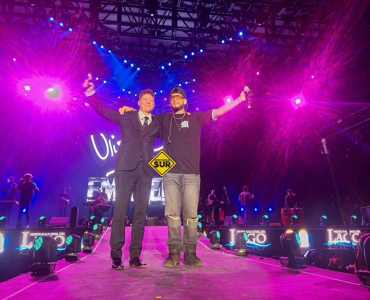 alsurconectados's tweet photo. ¡Arrancó la Fiesta Nacional del Lago!🎉
Primer y explosiva noche junto a @emanero y @UlisesBuenoSOY 🤯❤️‍🔥 https://t.co/KnG0obx6ZZ