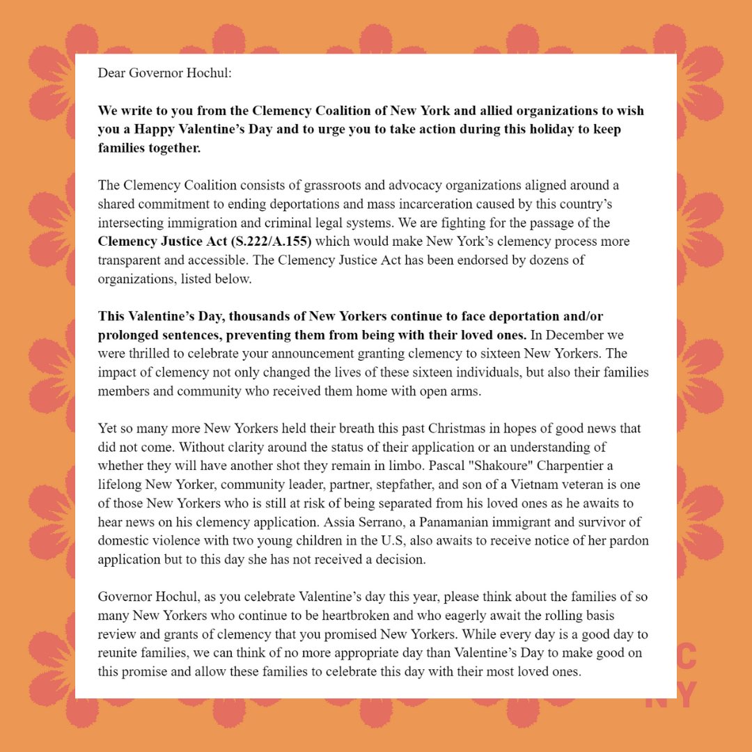 Clemency Coalition of New York tweet media