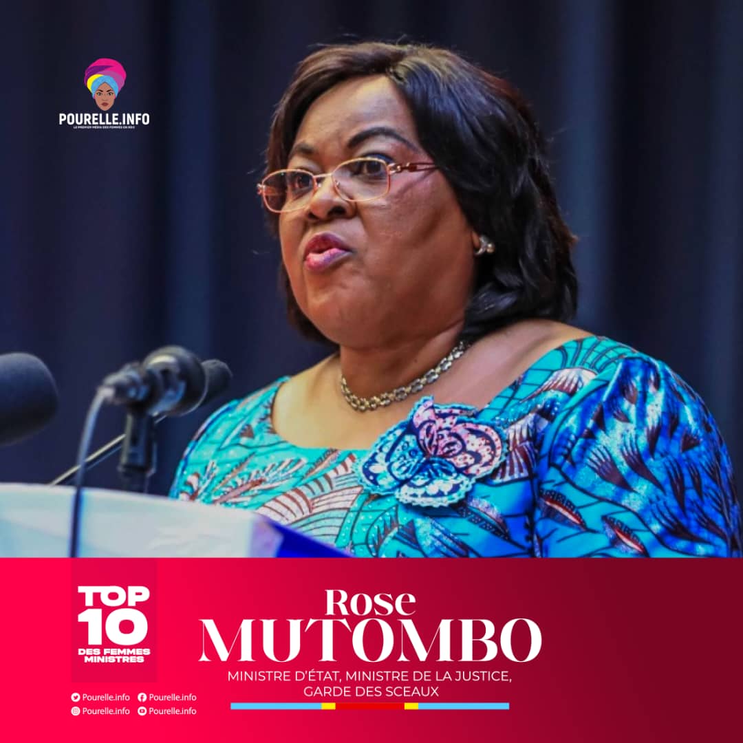 Top 10 des Femmes Ministres Sama II : Rose MUTOMBO,  battante pour une meilleure administration judiciaire
<a href="/PrimatureRDC/">Primature de la République Démocratique du Congo</a> <a href="/RoseKiese60/">Rose Kiese Mutombo</a>
<a href="/Pourelleinfo1/">POURELLE.INFO</a> <a href="/forumpourelles/">Forum Pour Elles</a> @maguy_mbuku <a href="/RienSlesFemmes/">Rien sans les Femmes</a> <a href="/mingefae/">Ministère du Genre, Famille et Enfant</a> <a href="/AWLN_RDC/">AWLN_RDC</a>