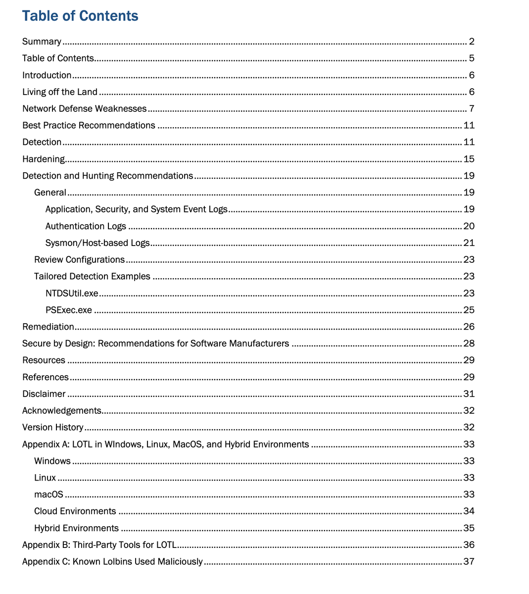 clintgibler's tweet photo. 🛡️ Identifying and Mitigating Living Off the Land Techniques

Free new 46 page PDF from @CISAgov and @NSAGov

Guidance about common living off the land (LOTL) techniques used by threat actors as well as common gaps in defense capabilities

https://t.co/lo1zyMuE6s https://t.co/xqVaJ6fnTi