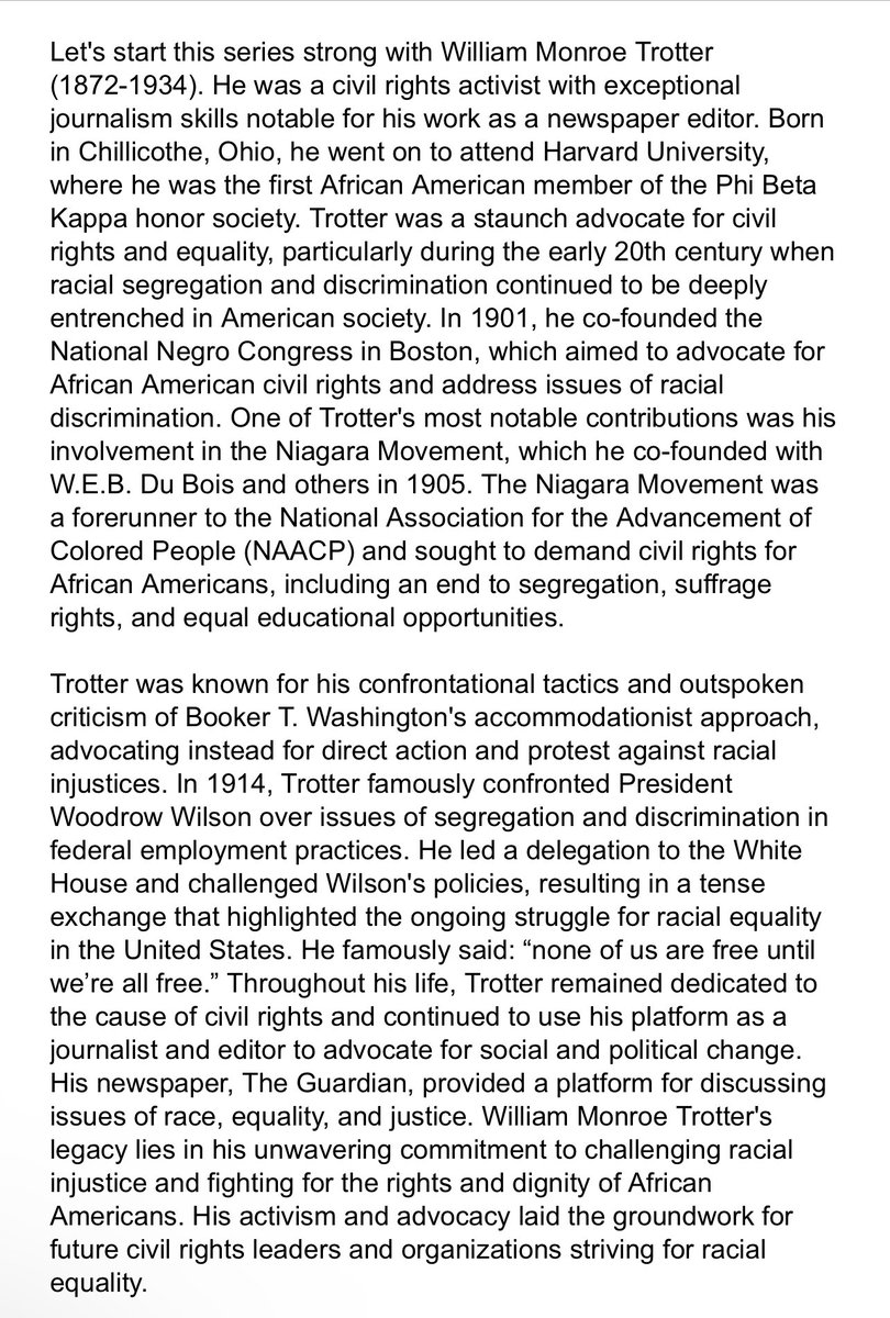 #williammonroetrotter #bostonguardian #blackhistorymonth #bhm #newengland #blackradicals #maine #vermont #newhampshire #massachusetts #connecticut #rhodeisland #wethepeople #abolition #blackbostonians #wethenorth #blackliberation #blm #blacklivesmatter #blmboston