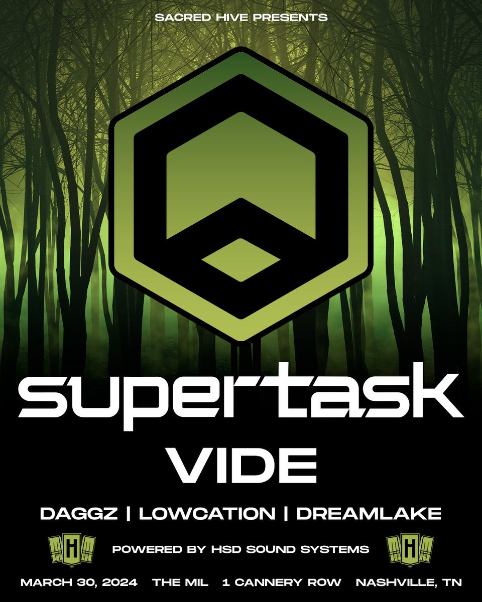 CanneryHall's tweet photo. JUST ANNOUNCED💥
@Supertask with @VideBeats, #Daggz, @lowcationmusic and @DreamLake_wav putting #TheMil speakers to work on March 30th 🔊

Tickets on sale now 🎟️: https://t.co/0KRPPG0W0A https://t.co/OH051W0at1