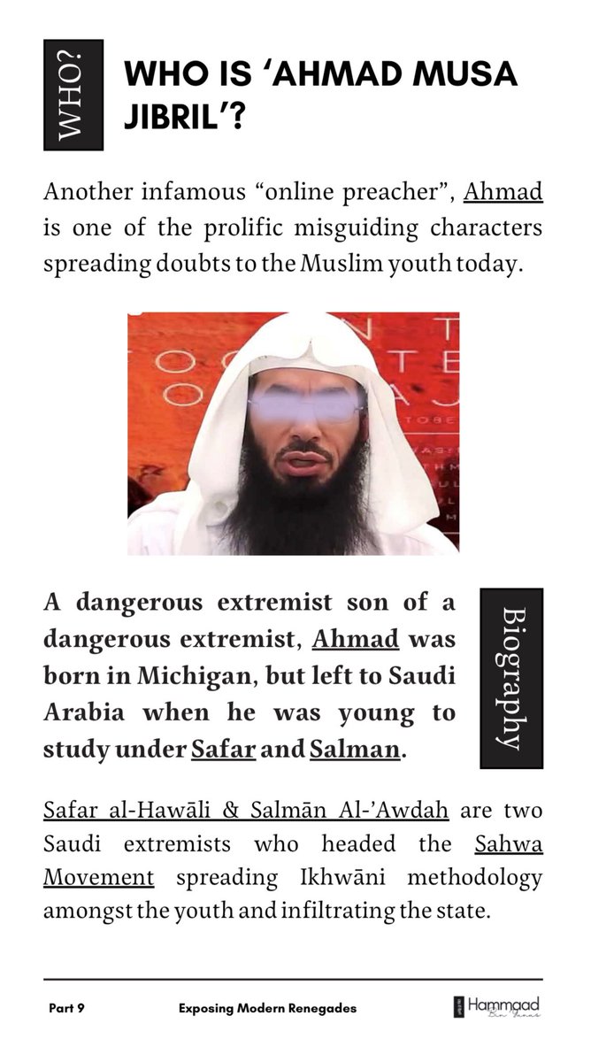 Who is ‘Ahmad Jibril’?
#IkhwanisExposed