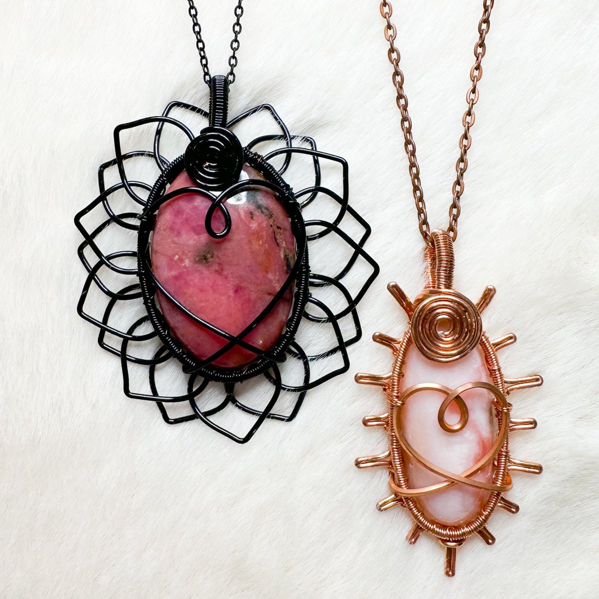 mildhippie's tweet image. necklaces for your valentine 💖