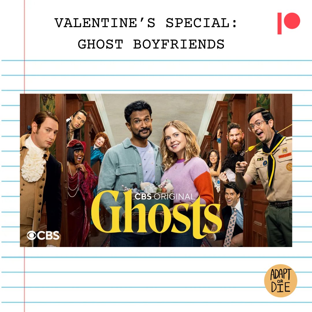 AdaptOrDie_pod's tweet photo. Happy Valentine's Day, monster lovers! This year, patrons can hear KJ and Pippa rank a new type of monster boyfriend: GHOSTS! Listen now!

https://t.co/R5o2RA1PPi https://t.co/F6tyV8KrJV