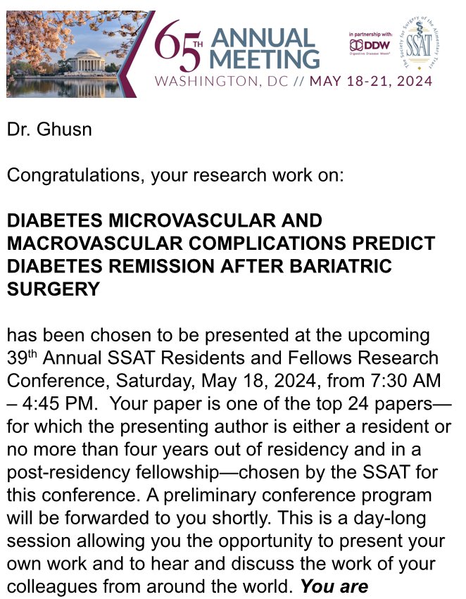 Excited to be presenting our team’s work at @DDWMeeting : 🔹Plenary Presentation 🔹Oral Presentation 🔹Two Poster Presentations Extremely lucky to be working with exceptional mentors! @dr_aac @OMGhanemMD @VictorChedidMD @MDanielaHurtado #DDW2024 #GITwitter