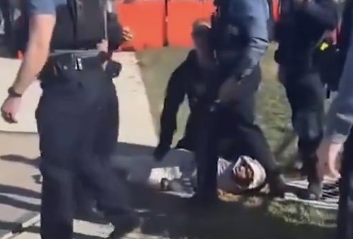 EndWokeness's tweet image. These are the men arrested at the scene of the Kansas City parade attack. This story won't be around for much longer.