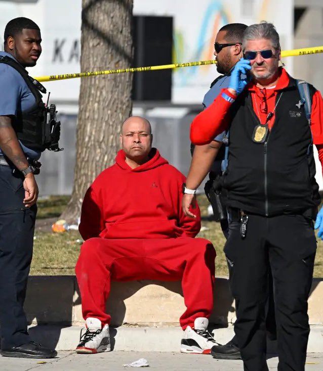 EndWokeness's tweet image. These are the men arrested at the scene of the Kansas City parade attack. This story won't be around for much longer.