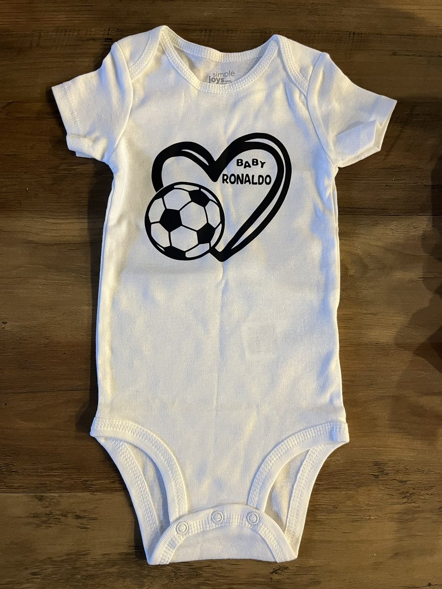 The students of Mme Mac’s class have spoken. They have named my future child -it’s so official they gifted it one of its first outfits for Valentine’s Day ⚽️😂 Merci B.B. 🥰☺️