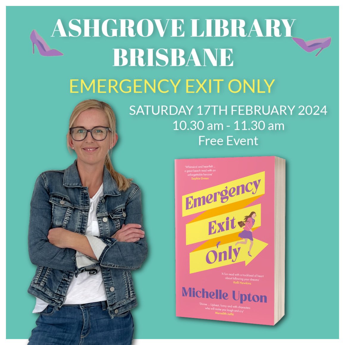 💗📚Come and join in the fun at Ashgrove Library on Saturday 17th Of February💗☀️📚I’d love nothing more than to see you there💗Be sure to book your free tickets now📚💗 @HarperCollinsAU tr.ee/TCZg26H7fF