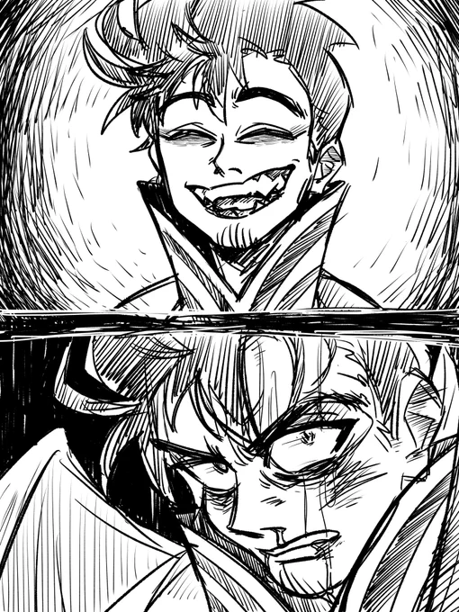 アダム素顔描くのたのしーーーーーーー!!!!!!!🎸🎸🎸 