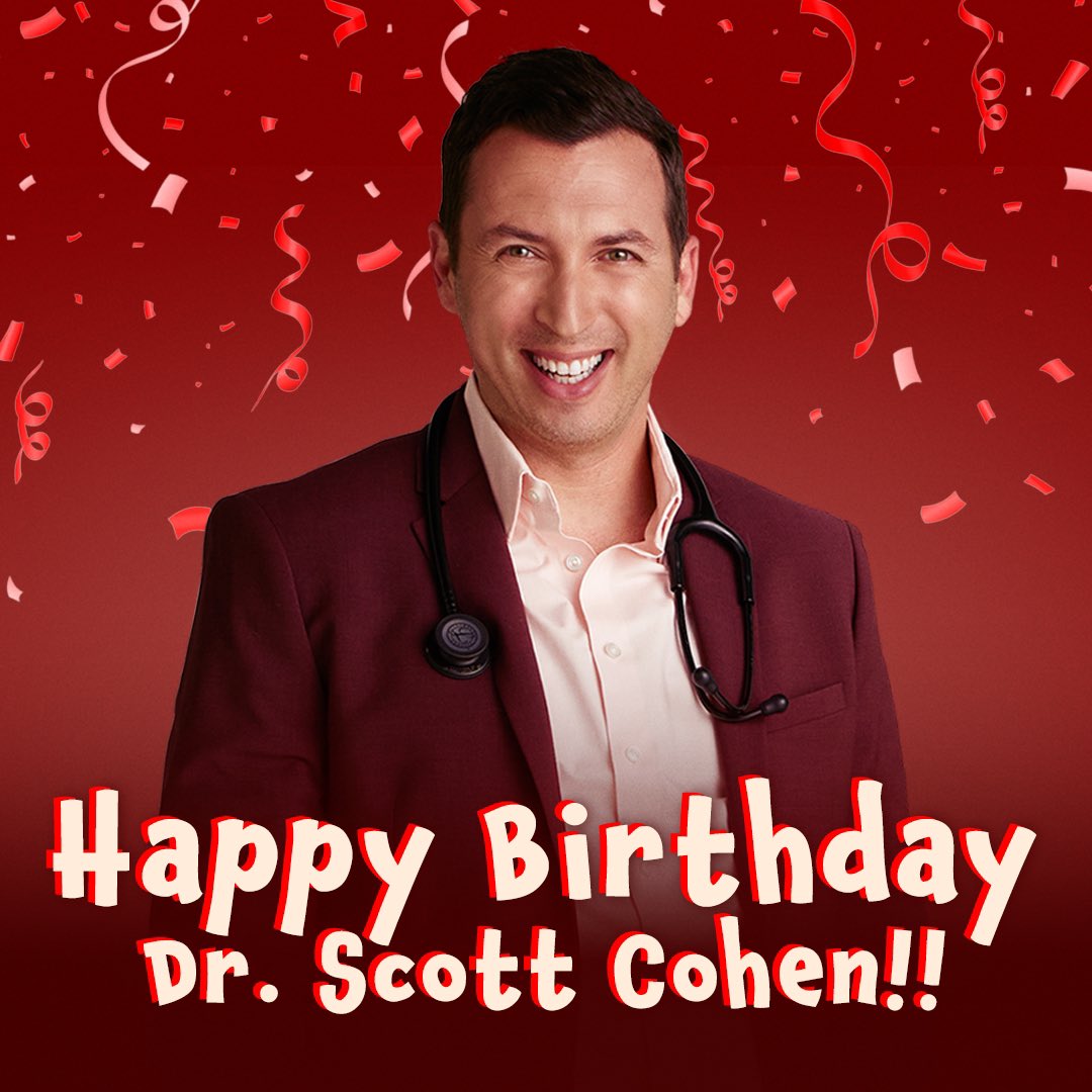 DaddyVsDoctor's tweet photo. Let’s give a big HAPPY BIRTHDAY to our favorite pediatrician, #DrScottCohen! 🎊🎊 #DaddyvsDoctor https://t.co/pkfan93F93