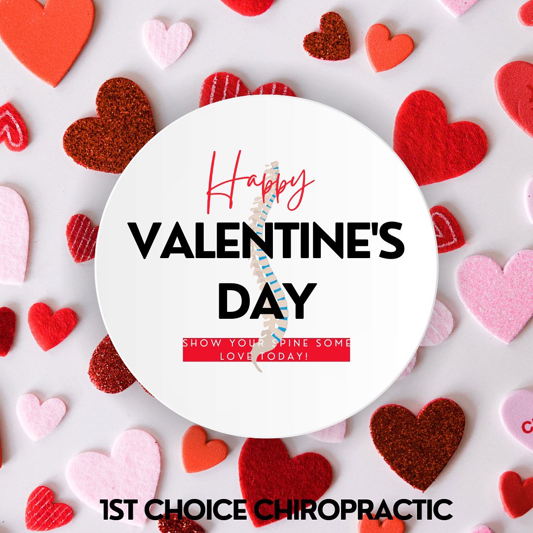 Happy Valentine’s Day! Show your spine some love today. 

#1stchoicechiropractic #happyvalentinesday #chiropractic #spine #spinehealth #dearbornheightsmichigan #dearbornmichigan #dearbornheights #dearborn #michigrammer #michiganders #selfcare #chiropracticcare #livoniamichigan