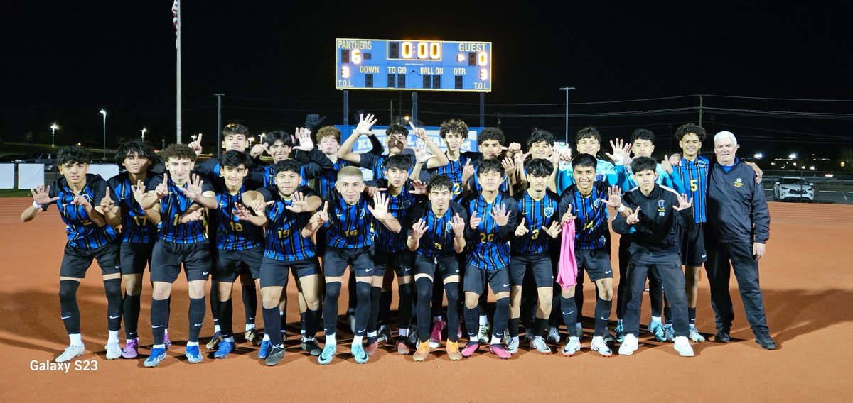 The Panthers wrapped up the first round of district last night with a 6-0 victory over Cedar Creek. The Panthers currently sit in 4th place. The second round begins Friday at home versus Bastrop.