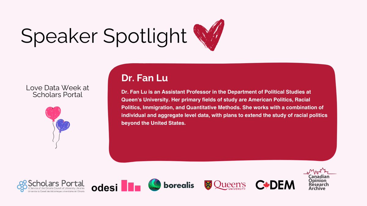 @eplusgg We're so happy to have Dr. Fan Lu joining us tomorrow! #LoveDataWeek Registration: bit.ly/47AFxri