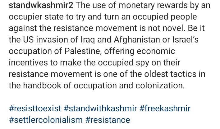 #SettlerColonialism #Kashmir