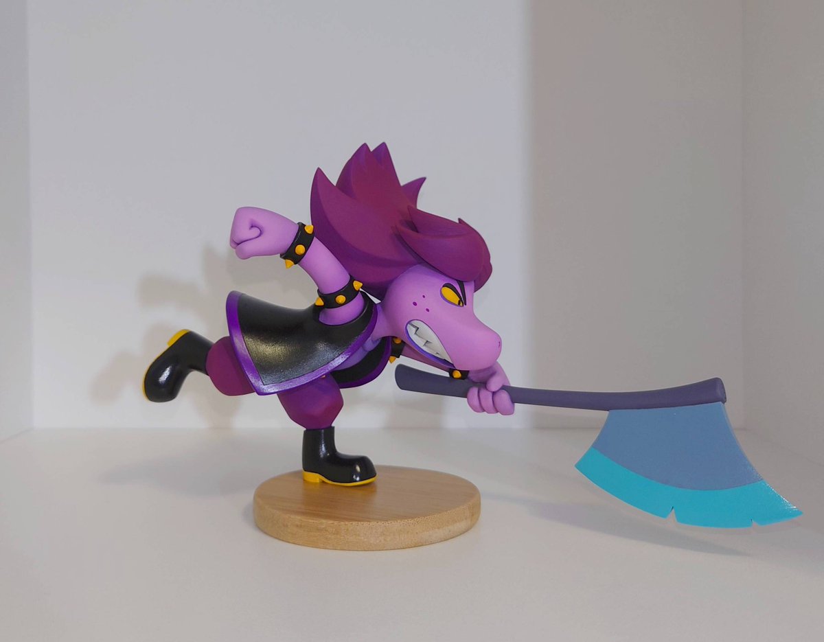 umbblk's tweet photo. Susie from Deltarune, finished figurine

Super Sculpey, Vallejo paints. Approximately 10 cm high https://t.co/qiseQHF4DR