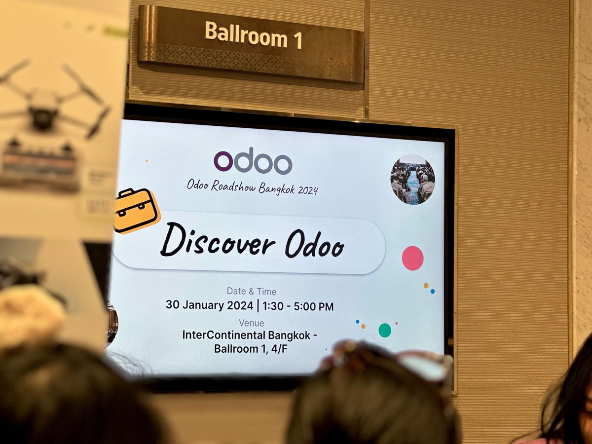 newlogic's tweet photo. We were delighted to attend the first Odoo Roadshow 2024 in Thailand on Tuesday, January 30th. As an Odoo Silver partner, we were thrilled to be part of this incredible event, engaging with industry leaders, building connections, and witnessing yet another successful gathering. Hope to see everyone again soon! #OdooRoadshow #OdooERP