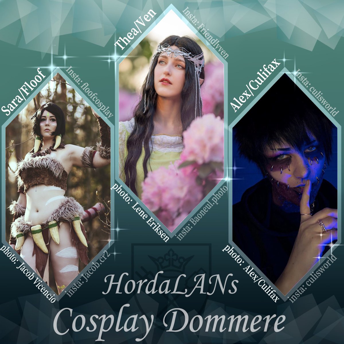 HordaLAN's tweet photo. Her er de flotte dommerne våre som skal bedømme årets #Cosplay Konkurranse 💅✨

Bli bedre kjent med alle tre på vår YouTube kanal: 
https://t.co/V5NQr8nliy https://t.co/5UId0Ob3J4