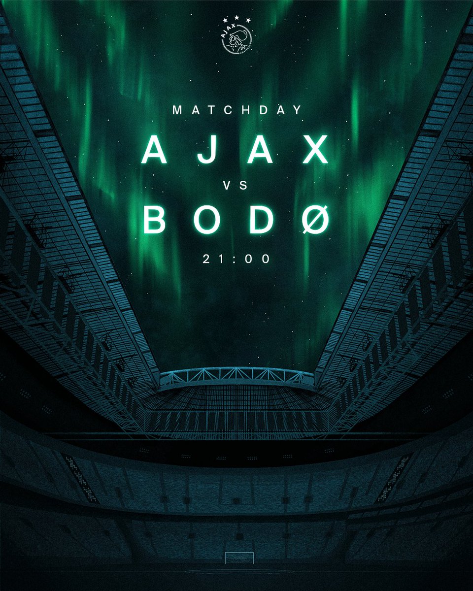 AFCAjax's tweet photo. European night in Amsterdam ✨

#UECL #ajabod https://t.co/jfGNpgKgcX