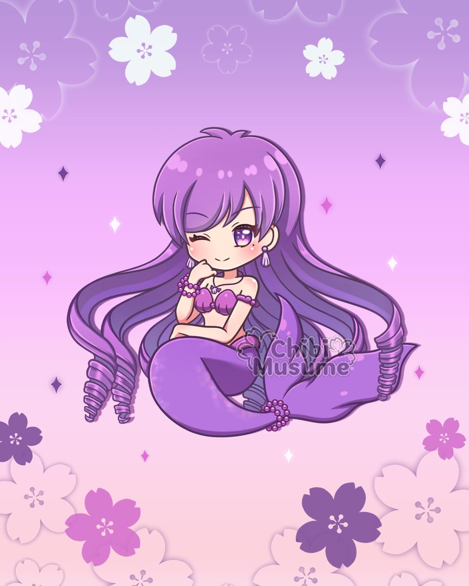 ✨️💜 Happy birthday to Caren from Mermaid Melody! 💜✨️ #真珠