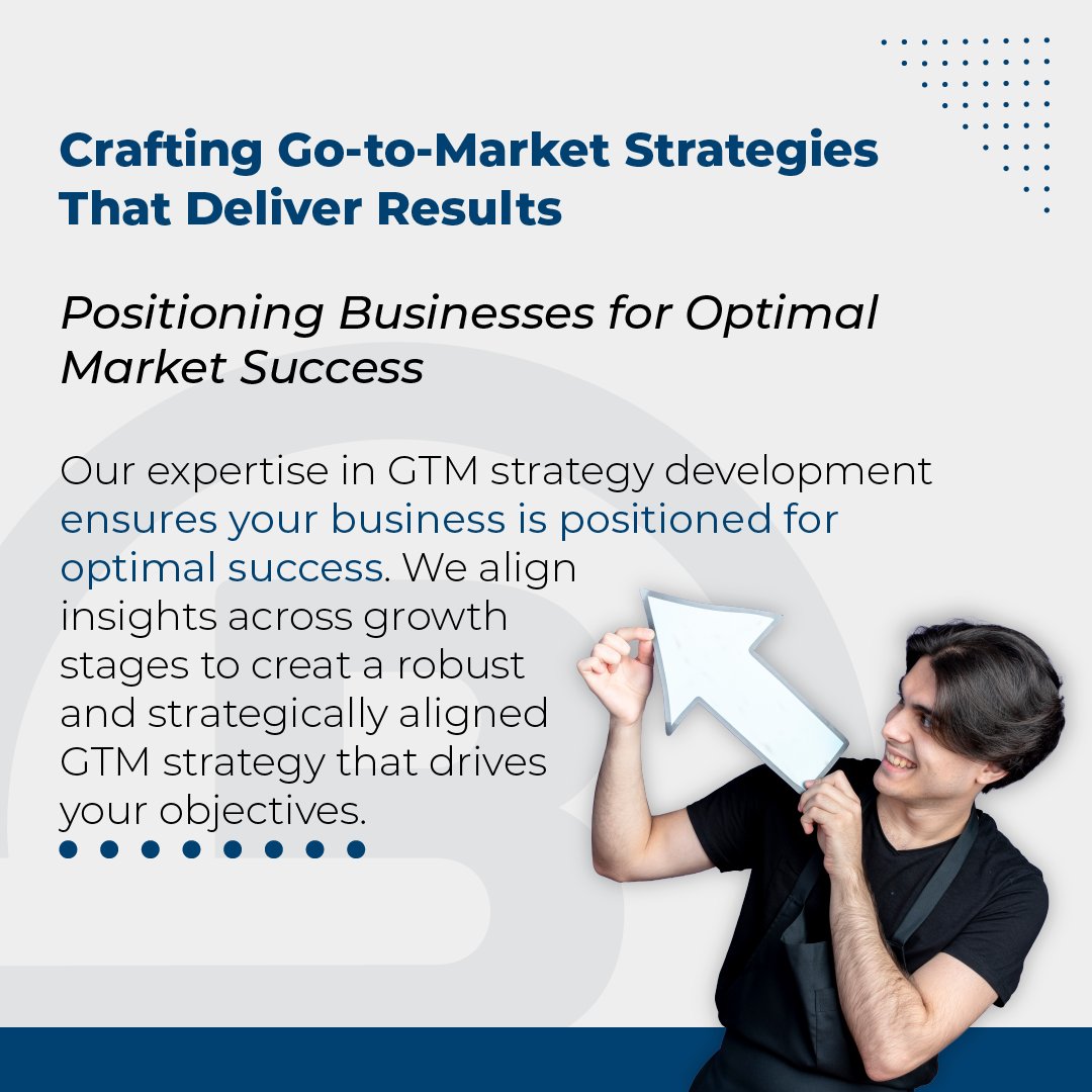 Unsure where to start with your Go-to-Marketing plan?  With 20+ years of expertise, we’re here to guide you on your market entry.  Our holistic approach will cover the full gamut of developing effective channels to showcase your company with a bang! #GTM #StrategicGrowth