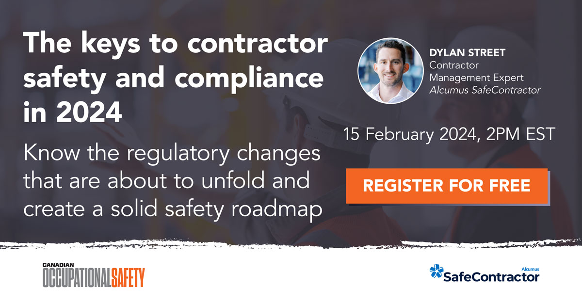 COSmagazine's tweet image. Know the regulatory changes that are to unfold in 2024 and help keep your team safe in this all-encompassing FREE webinar, in partnership with Alcumus SafeContractor.

Register: 
hubs.la/Q02l1G-10

#ContractorSafety #ComplianceManagement #RegulatoryChanges #WorkplaceSafety