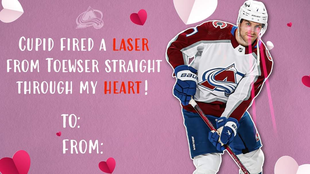 stacie3313's tweet image. BEST VALENTINE&apos;S DAY GIFT EVER! Thank you @Avalanche! #GoAvsGo